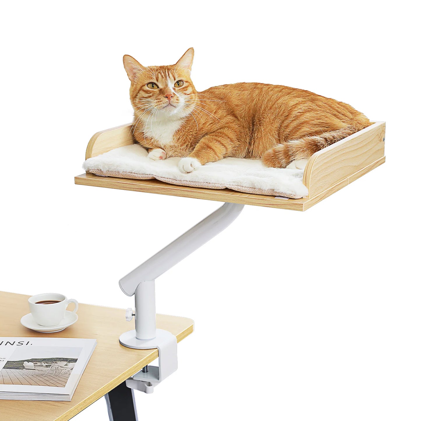 PAWZ Road Cat Desk Bed With 360 Degree Rotatable Stand
