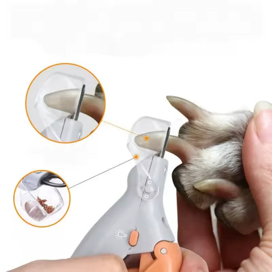 Professional Pet Nail Clipper Scissors With LED Light Cat Dog Nail Clipper Tool Scissors Nail Toeclaw Cutter Scissors Pet Supply ，Professional Grooming Supplies