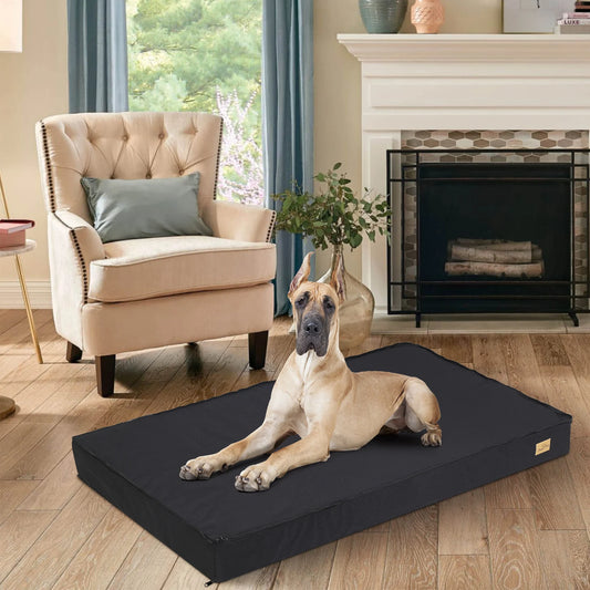 BINGOPAW Orthopedic Washable Dog Bed For Large Dogs With Foam