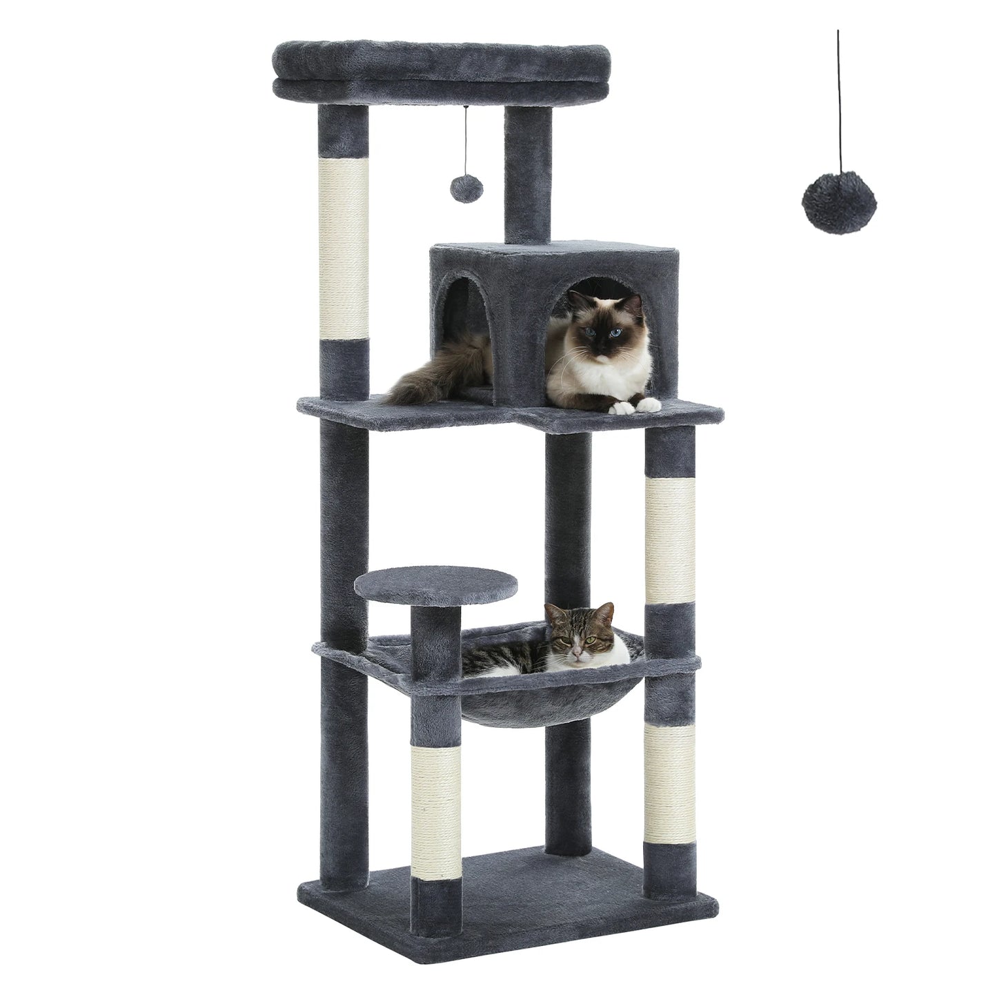 PAWZ Road 5-Level Cat Tree For Indoor Cats With Condo