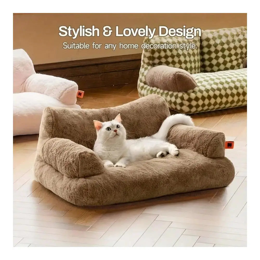 Pet Cat Sofa Bed With Removable Washable Cover For Cats