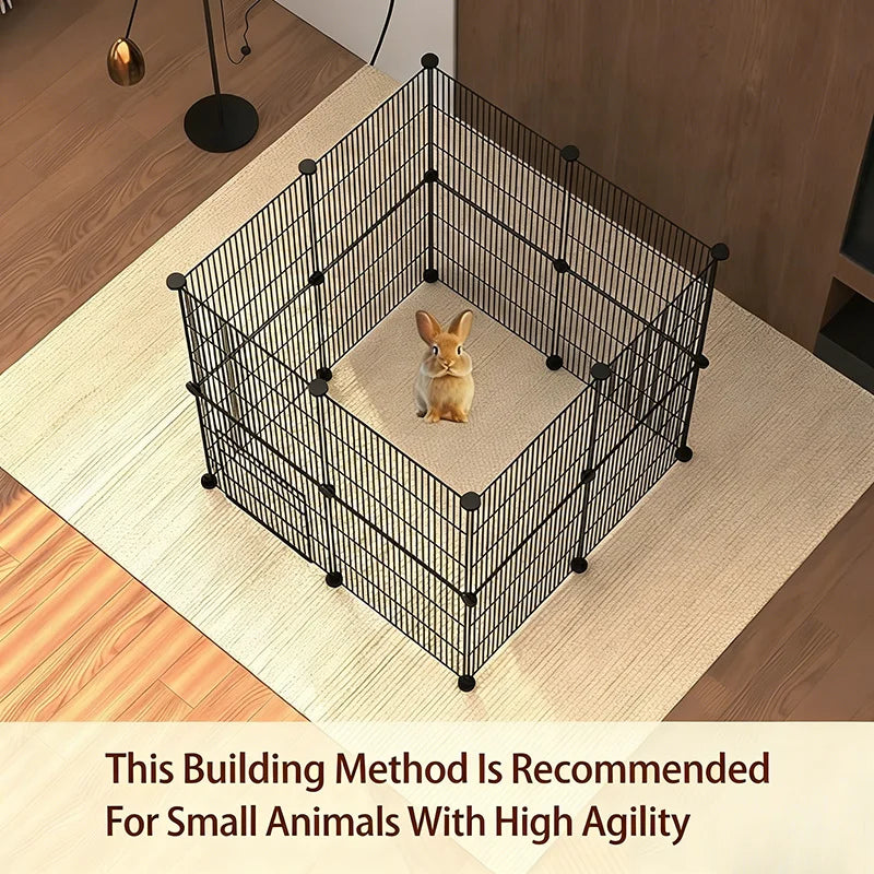 Modular DIY Small Animal Cage For Guinea Pigs Rabbits Cats