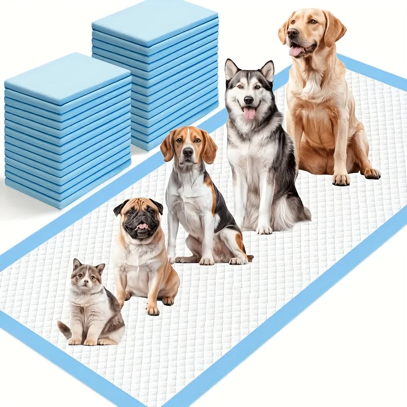 34" X 28" XXXXL Super Absorbent Dog Pee Pads - Leak-Proof, Odor-Control, Disposable Pet Piddle Pads for Easy Potty Training And Accidents - Perfect for Dogs, Puppies, Cats, Different Pet Urine Pads, Pet Supplie,, 10.58LB/bag