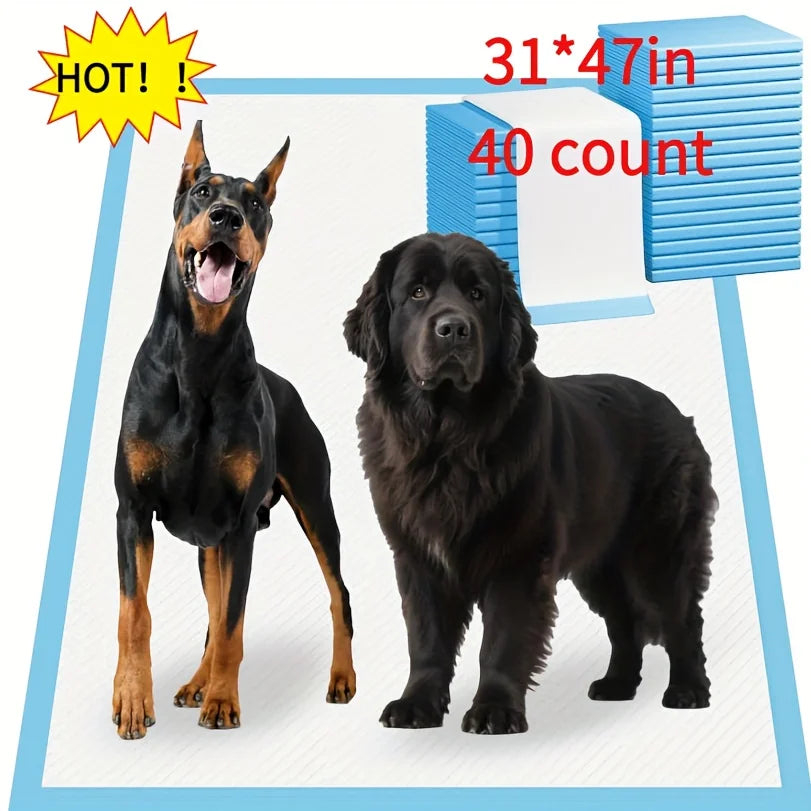 XXL 30"x36" Thicken 8 Layers Ultra Absorbency Dog Pee Pad Extra Large 3S Quick Dry Leakproof Disposable Urine Pads For Dogs, Cats, Rabbits Pets