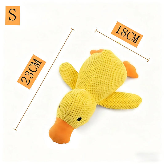 Duck Plush Squeaky Bite Resistant Dog Toy For Anxiety Relief