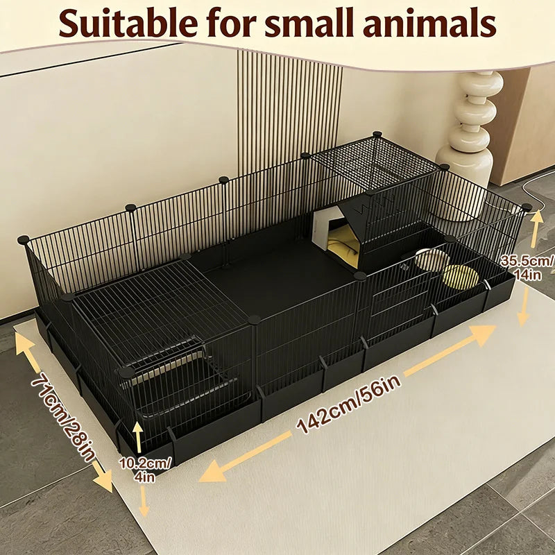 Modular DIY Small Animal Cage For Guinea Pigs Rabbits Cats
