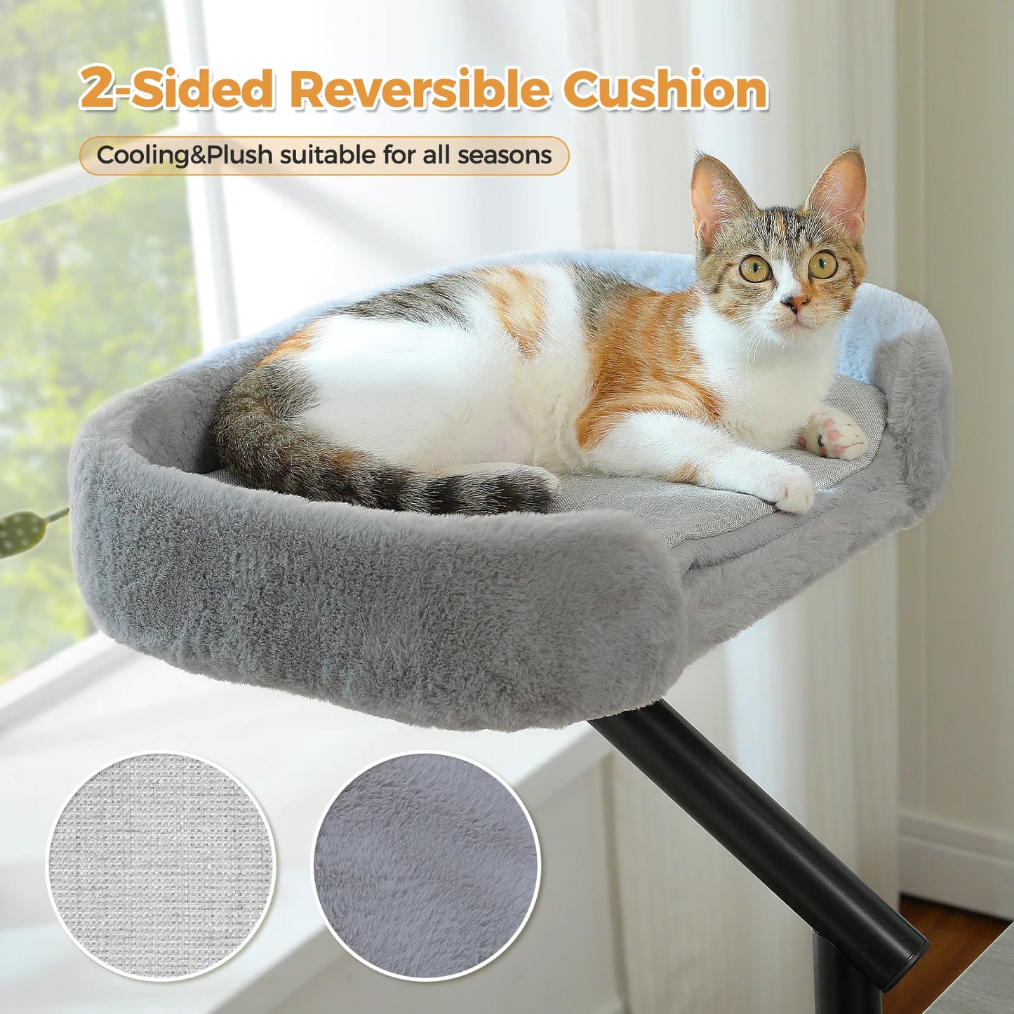PAWZ Road Cat Desk Bed With 360 Degree Rotatable Stand