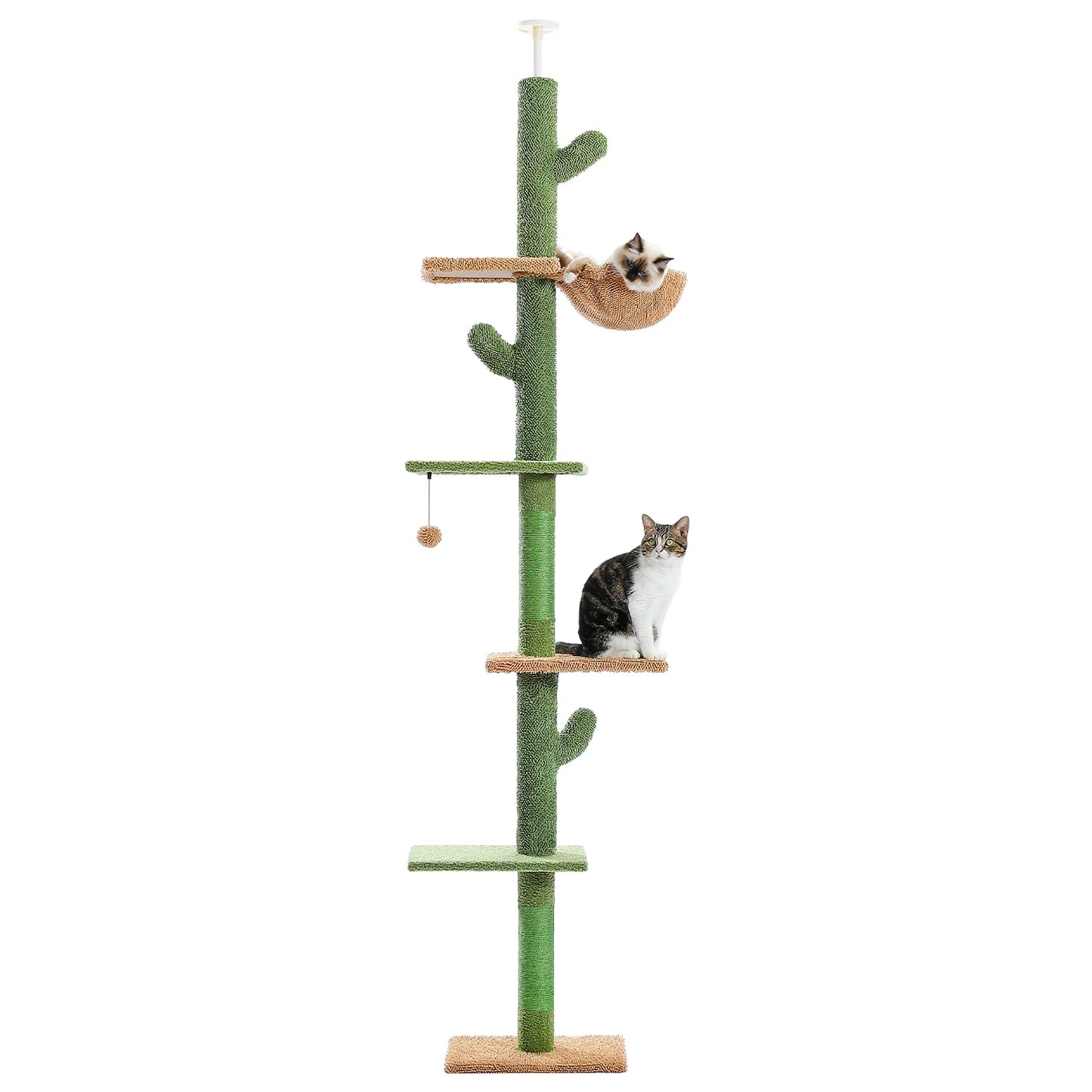 PAWZ Road Cat Tree 5-Tier Floor to Ceiling Climber