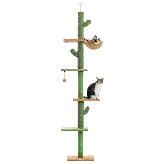 PAWZ Road Cat Tree 5-Tier Floor to Ceiling Climber