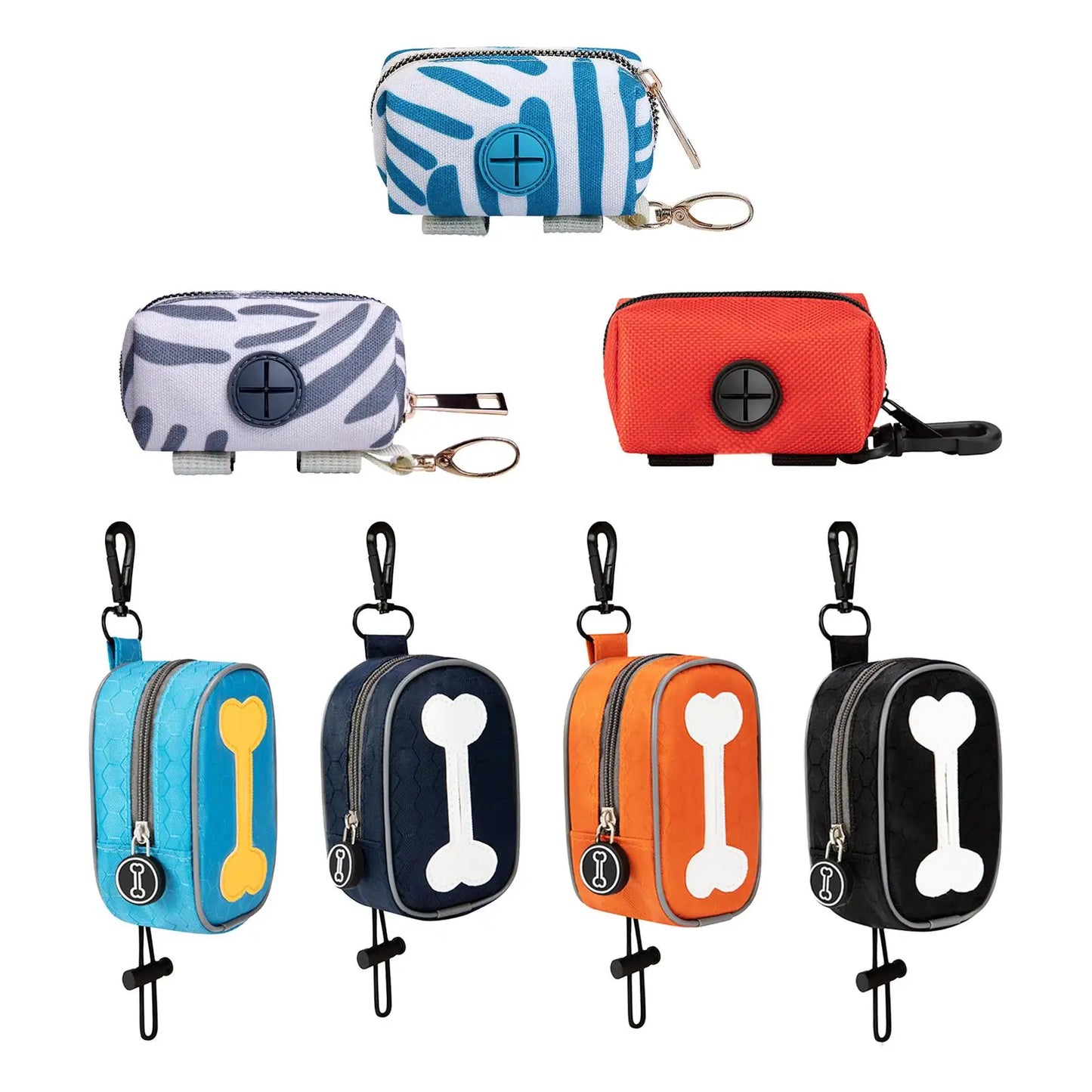 Dog Poop Bag Holder for Leash Pet Waste Bag Dispenser for Walking