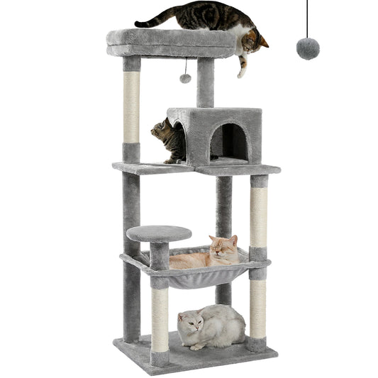 PAWZ Road 5-Level Cat Tree For Indoor Cats With Condo