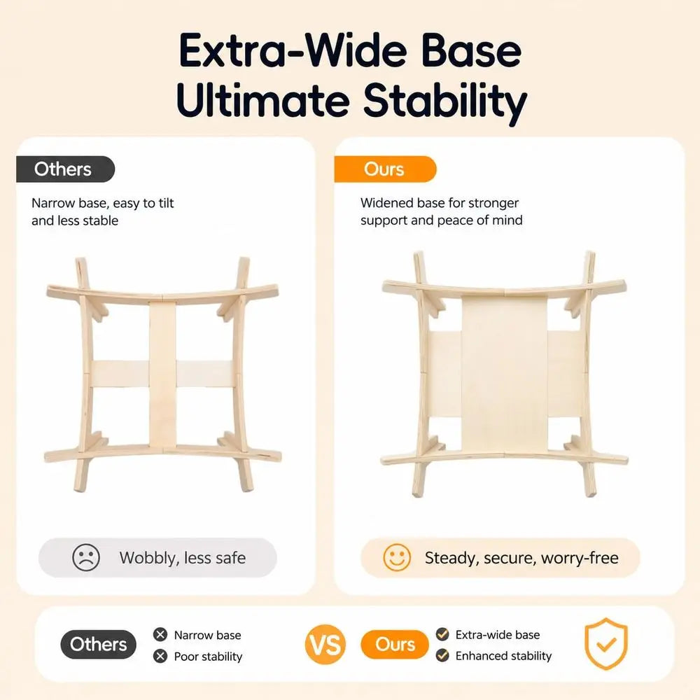 Elevated Cat Bed With Wooden Frame And Premium Cushion
